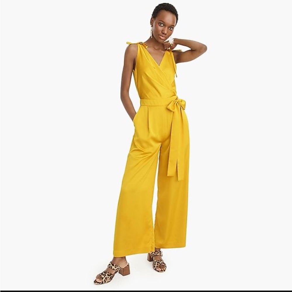 J. Crew Collection Wide Leg Jumpsuit